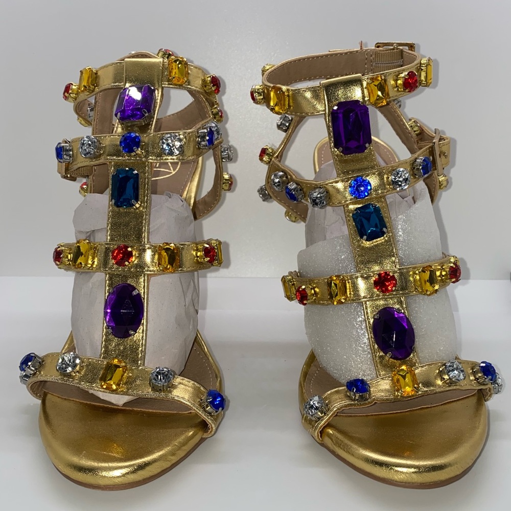 Gold heels